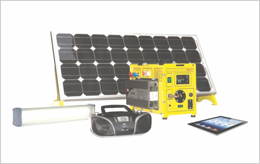 AGM 150 Солнечный генератор с АКБ инвертором с солнечной батареей