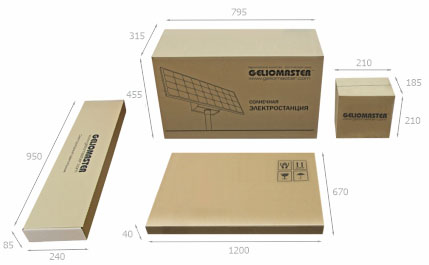 Автономный светильник GSS 40 Вт на солнечной батарее SGM-300/150