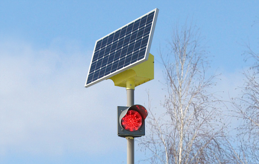 LGM 100/65 Автономный светофор на солнечной батарее