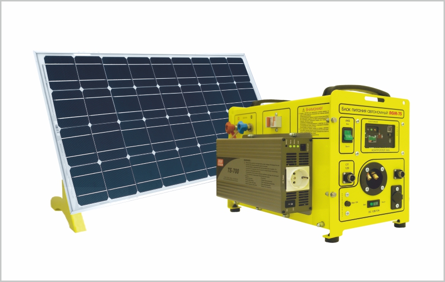 AGM 150 Солнечный генератор с АКБ инвертором с солнечной батареей